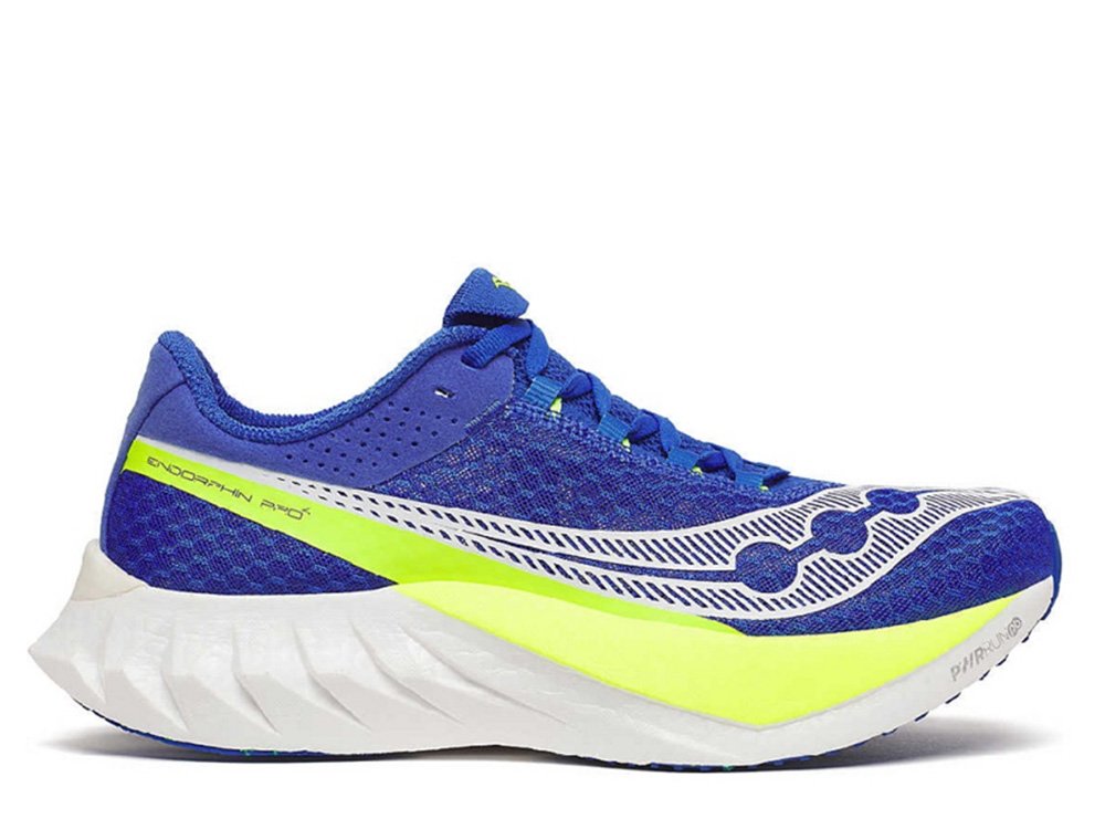 Saucony Endorphin Pro 4 M Shoes Blue-Lime
