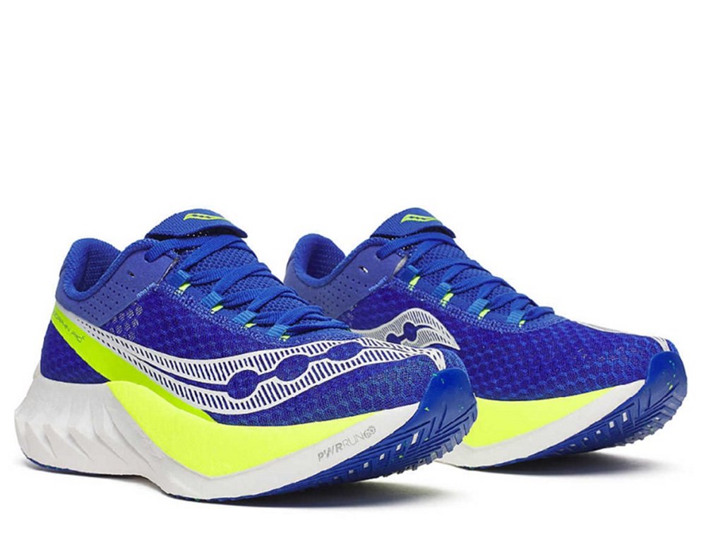 Saucony Endorphin Pro 4 M Shoes Blue-Lime
