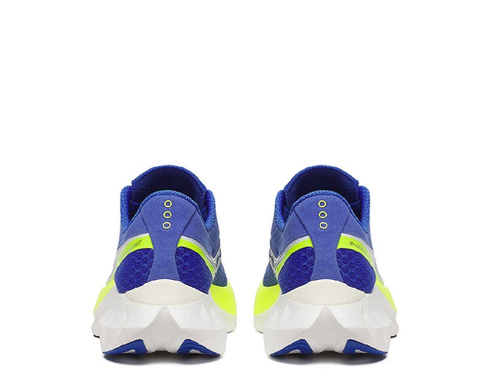 Saucony Endorphin Pro 4 M Shoes Blue-Lime