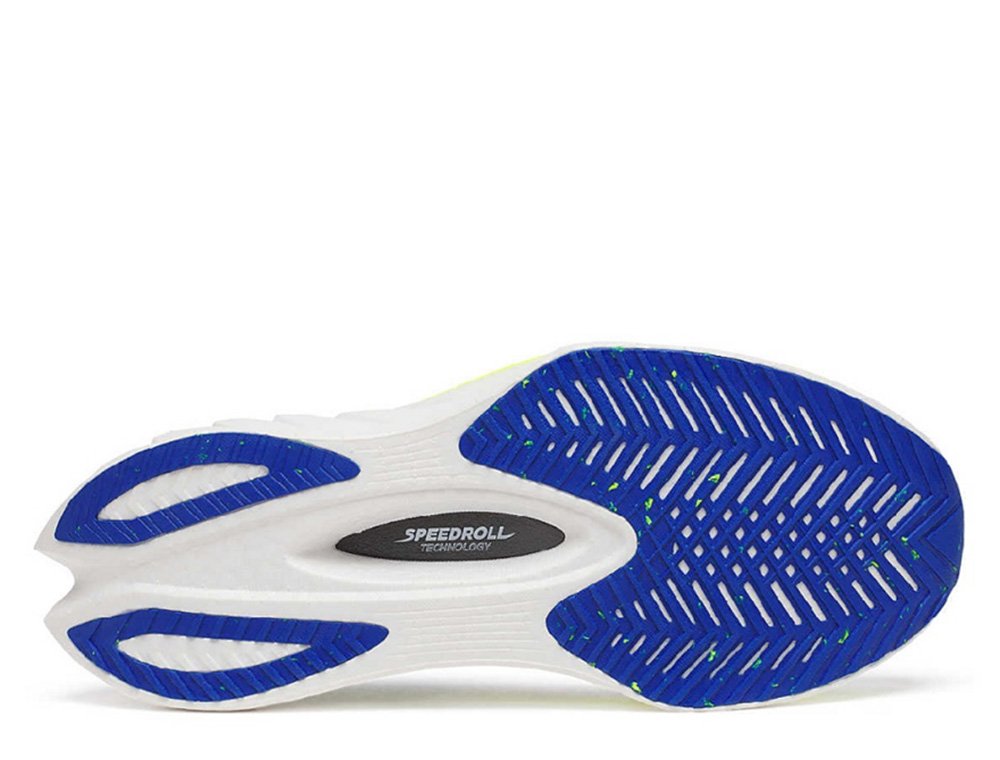 Saucony Endorphin Pro 4 M Shoes Blue-Lime