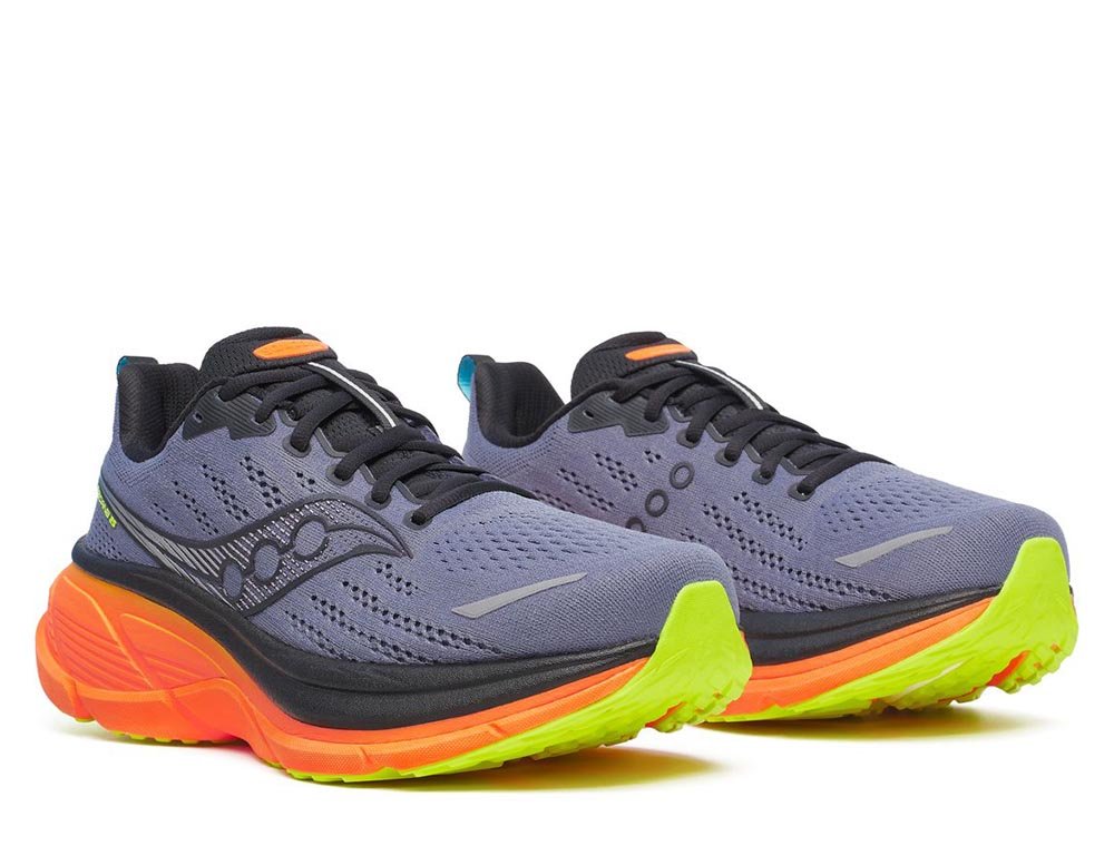 Saucony Hurricane 25 M Shoes Gray-Orange