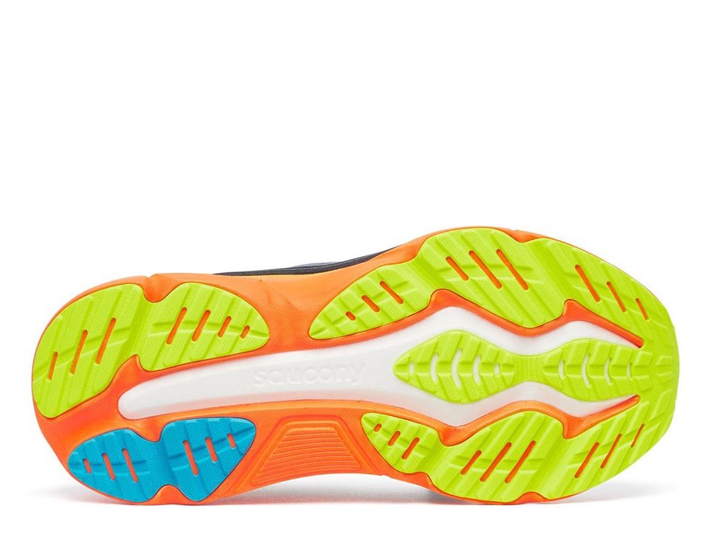 Saucony Hurricane 25 M Shoes Gray-Orange