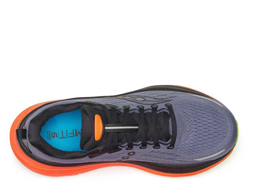 Saucony Hurricane 25 M Shoes Gray-Orange