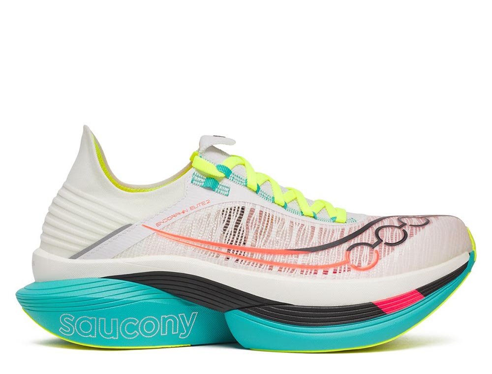 Buty Saucony Endorphin Elite 2 M Biało-Turkusowe