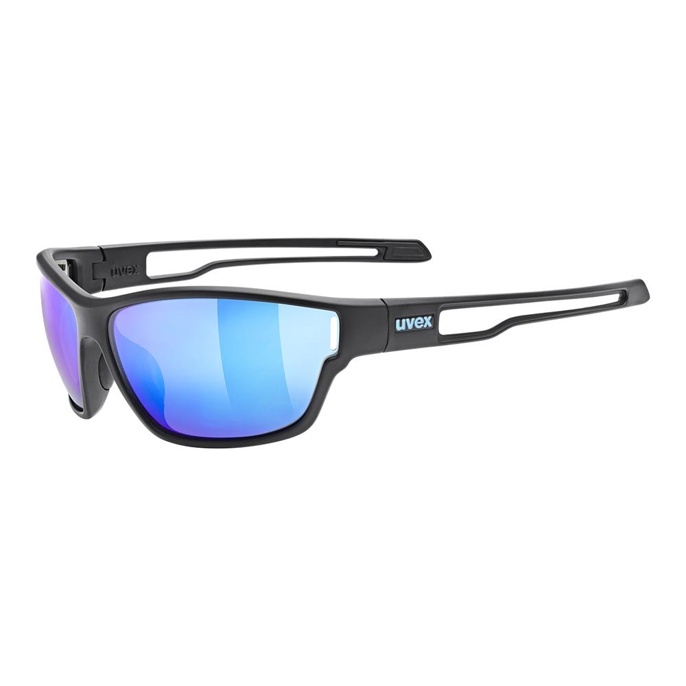 Okulary Uvex SportStyle 806 U Czarno-Niebieskie