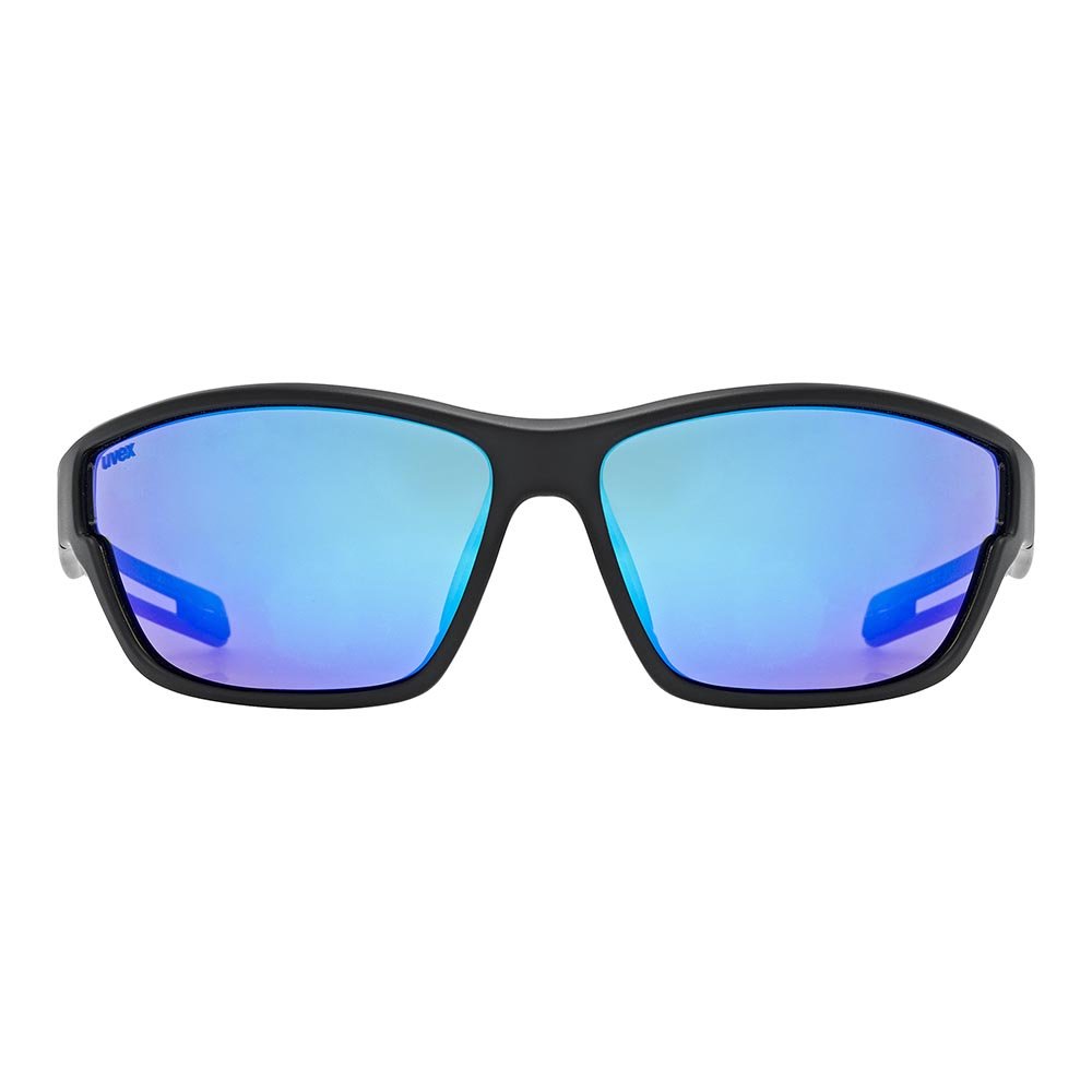 Okulary Uvex SportStyle 806 U Czarno-Niebieskie