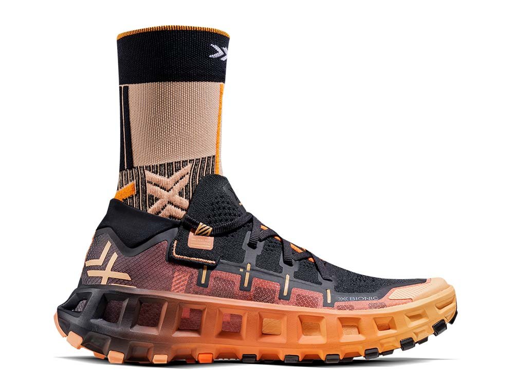 Buty X-BIONIC® TerraSkinIN X01/X U Czarno-Pomarańczowe