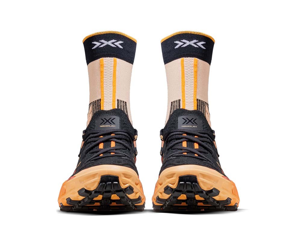Buty X-BIONIC® TerraSkinIN X01/X U Czarno-Pomarańczowe