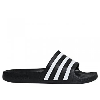 adidas adilette aqua slide m flip-flops negru și alb
