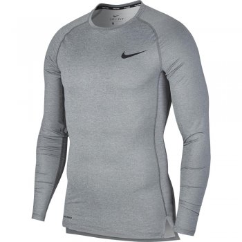 koszulka nike pro longsleeve top m szara