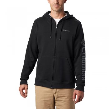 bluza columbia logo fleece half zip m czarna