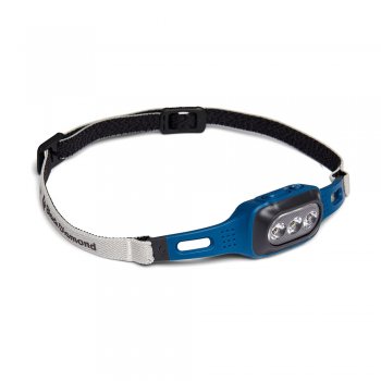 black diamond deploy run light blue/white headlamp