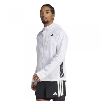 jacket adidas adizero running jacket m white-black