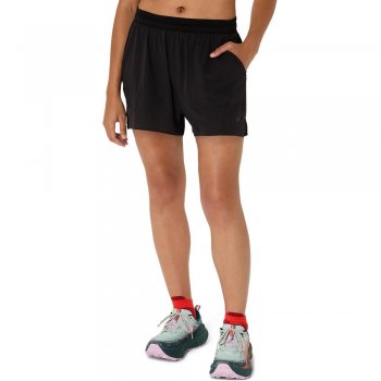 asics fujitrail elite short w black