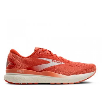 brooks ghost 16 w orange/white shoes