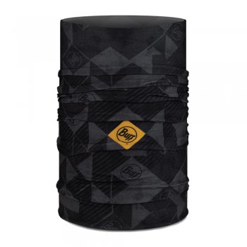 buff original ecostretch micror graphite u scarf black-grey
