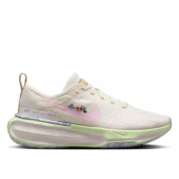 nike zoomx invincible run flyknit 3 w white/pink shoes