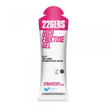 226ers high fructose gel strawberry energy gel - strawberry