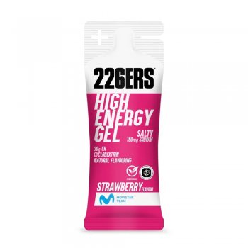 energy gel 226ers xs high energy gel 45 g strawberry salt 150 mg - salty strawberry