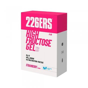 226ers xs high energy gel 8-pack x 45 g – high-carbohydrate gels with cyclodextrin