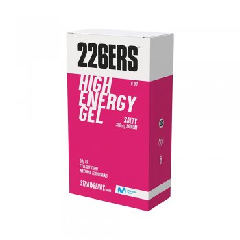 energy gels 226ers high energy gel pack 6 x 76 g strawberry salty
