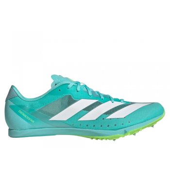 adidas distancestar m running spikes turquoise-white