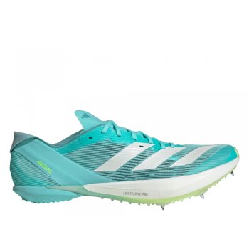 adidas adizero ambition u running spikes turquoise-white