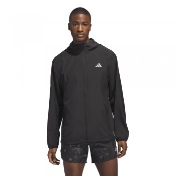 adidas run it jacket m black and white