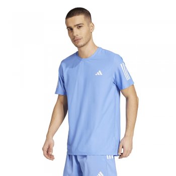 adidas own the run tee m blue