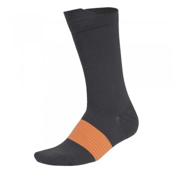 adidas run x graphic sock u black and orange socks
