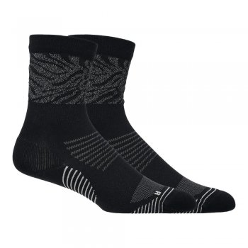 asics performance run sock crew lite show u black