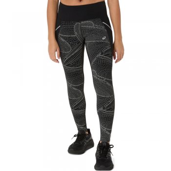 asics limited series liteshow tight leggings w black and white