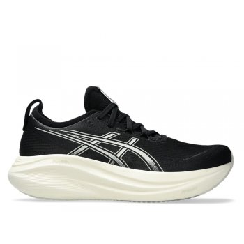 asics gel-nimbus 27 m shoes black and white