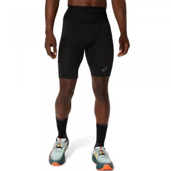 asics fujitrail elite sprinter m black shorts