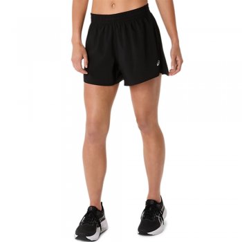 asics core 4in shorts w black
