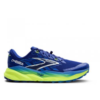 brooks cascadia 19 m navy-lime shoes