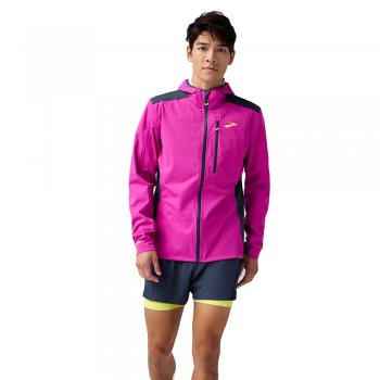 kurtka brooks high point waterproof jacket 2 m różowa