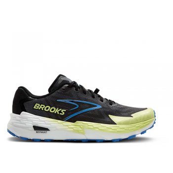 brooks catamount 4 m shoes black and yellow