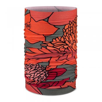 buff coolnet uv+ scarf aramay poppy u orange-pink