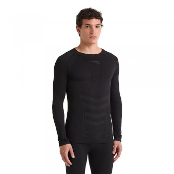 diadora longsleeve t-shirt m black