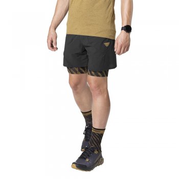 pantaloni scurti dynafit 2in1 m negru-miere