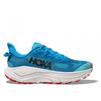 hoka challenger 8 w blue and black shoes