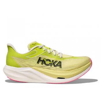 hoka rocket x3 u shoes lime