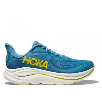 hoka clifton 10 m shoes blue-green