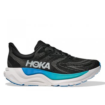 hoka arahi 8 m shoes black and blue