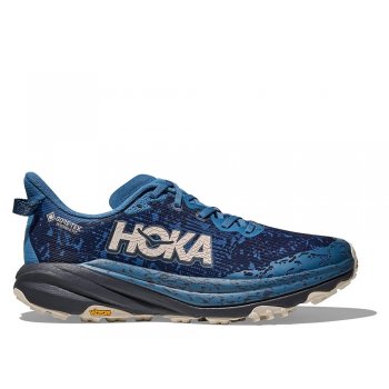 hoka speedgoat 6 gore-tex m navy blue-cream boots