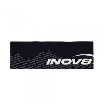 inov-8 race elite headband u black and white