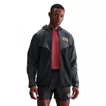nike stride city marathon jacket m black