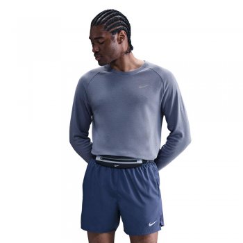 nike dri-fit stride waffle crew t-shirt m blue