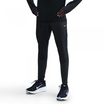 nike dri-fit running pants with reflective accents m black